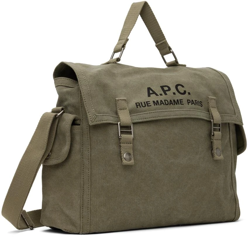 A.P.C. Khaki Recuperation Bag 2