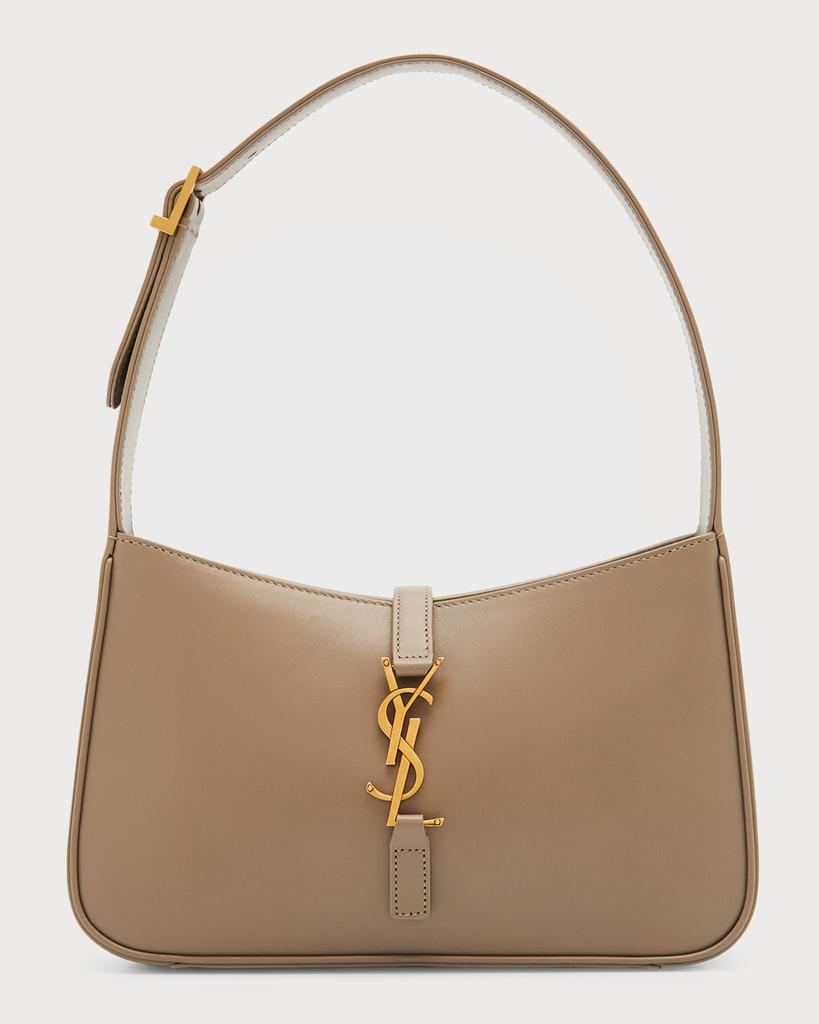 Yves Saint Laurent SAGE GREEN SUEDE LE 5 A 7 SHOULDER BAG