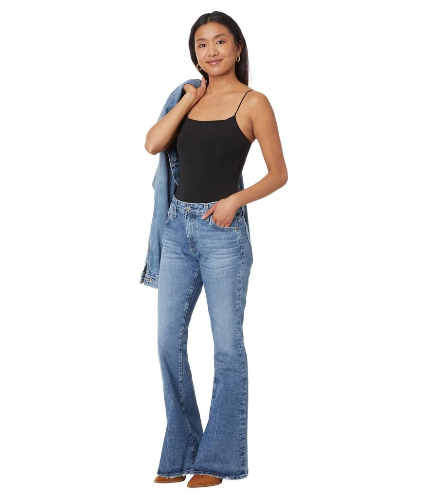 AG Jeans Angeline Mid-Rise Flare in 16 Years Cupola 4