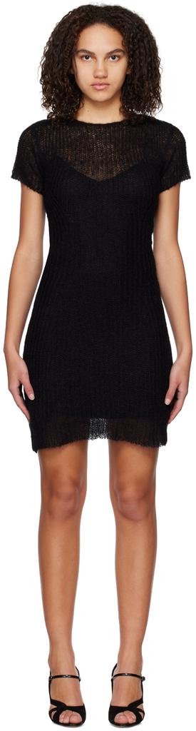 Anna October Black Suzi Minidress