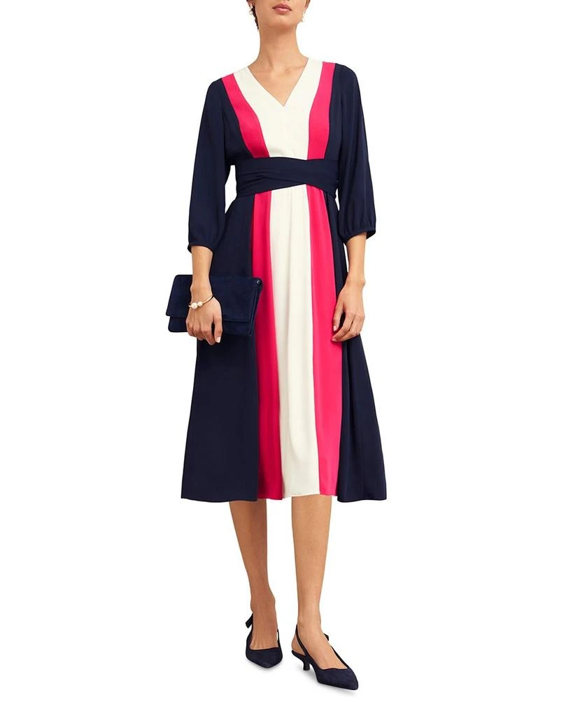 HOBBS LONDON Cora Colorblocked Dress 1