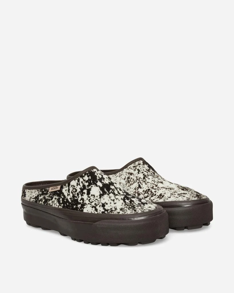 Vans Premium Style 17 Pony Hair Mules Chocolate Plum 2