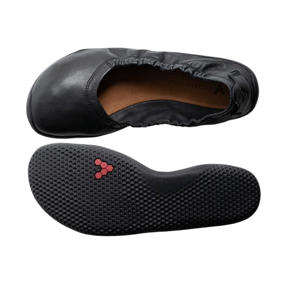 Vivobarefoot Primus Asana Yin Ballerina Leather Slip On Flats