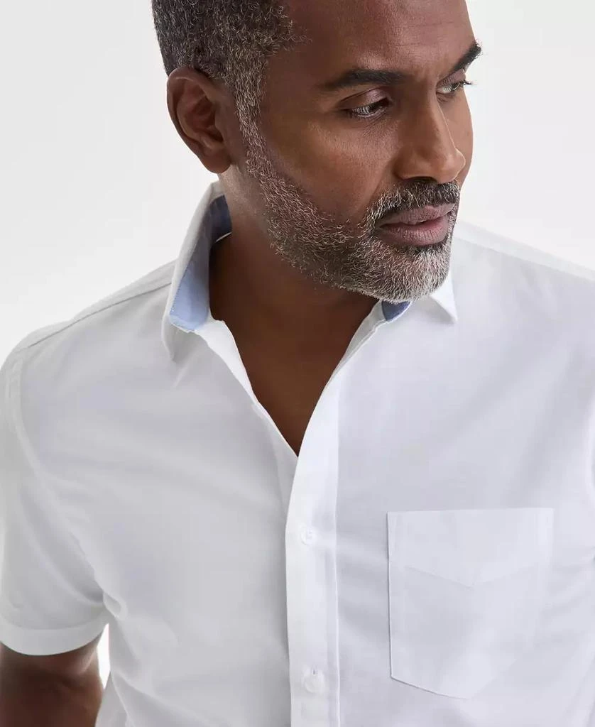Club Room Men's Short Sleeve Button-Down Oxford Shirt, Created for Macy's 3