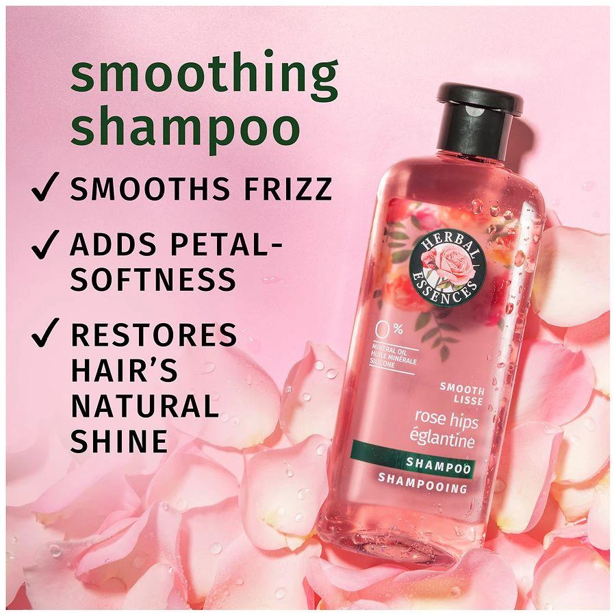 Herbal Essences Rose Hips Smooth Shampoo Luscious floral bouquet with rose petal top notes 3