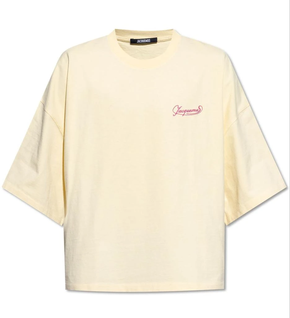 Jacquemus Jacquemus Logo Embroidered Crewneck T-Shirt 1
