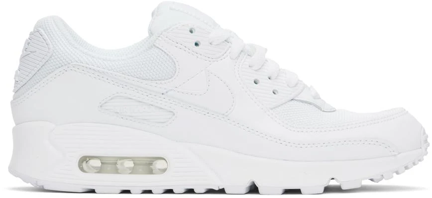 NIKE White Air Max 90 Sneakers 1