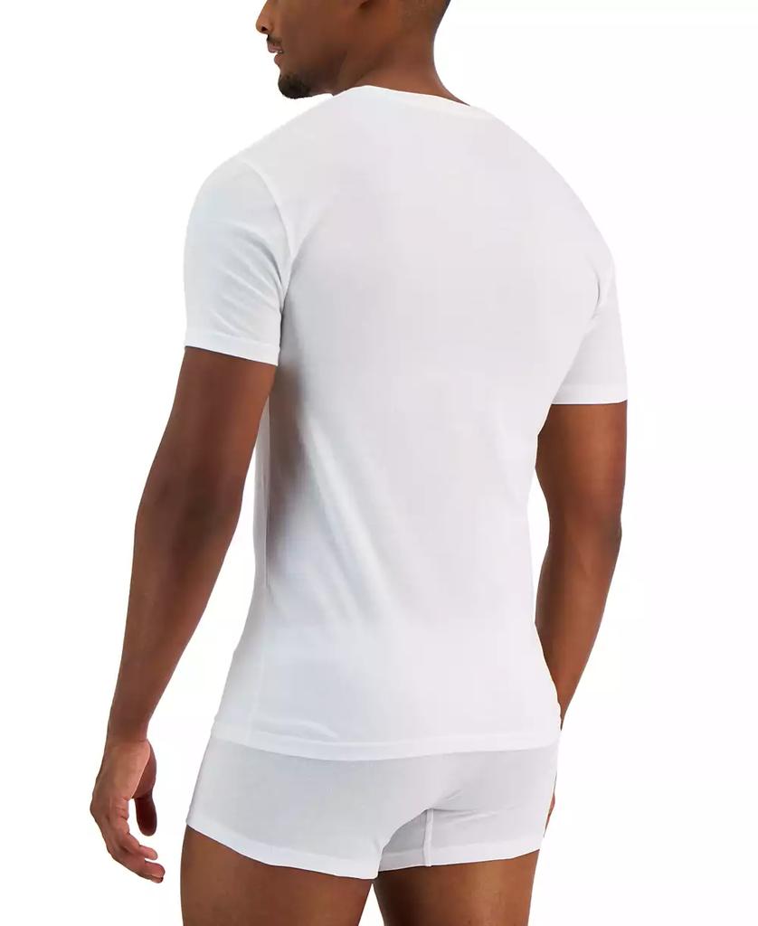 Alfani Men's 4-Pk. Slim-Fit Solid Cotton Undershirts, Created for Macy's