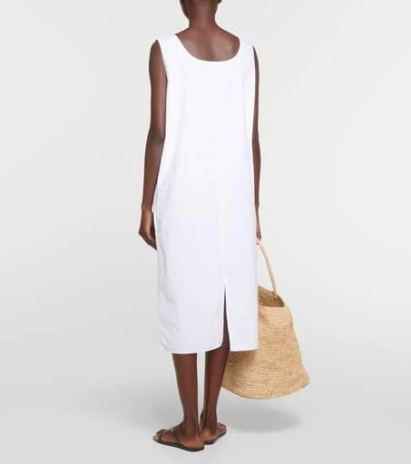 The Row Janah cotton midi dress 3