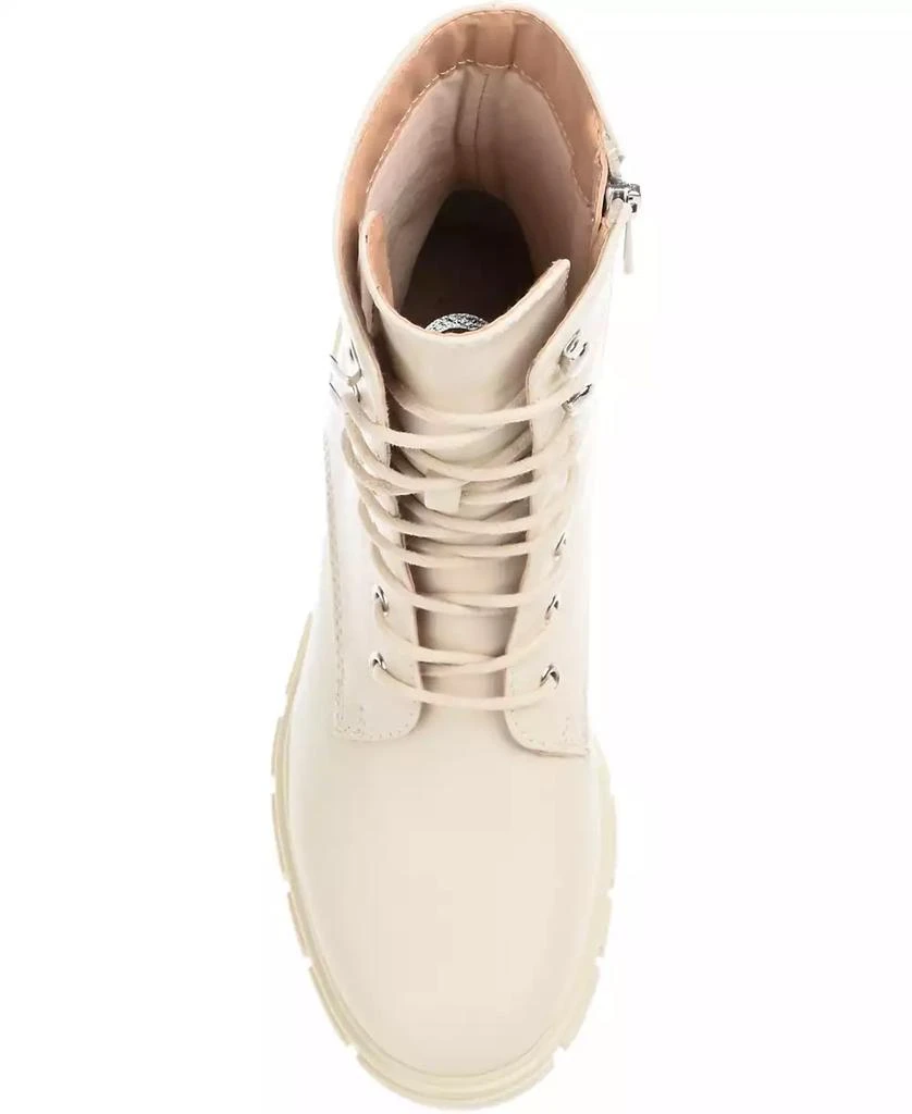 Journee Collection Women's Madelynn Lace Up Lug Sole Combat Boots 7