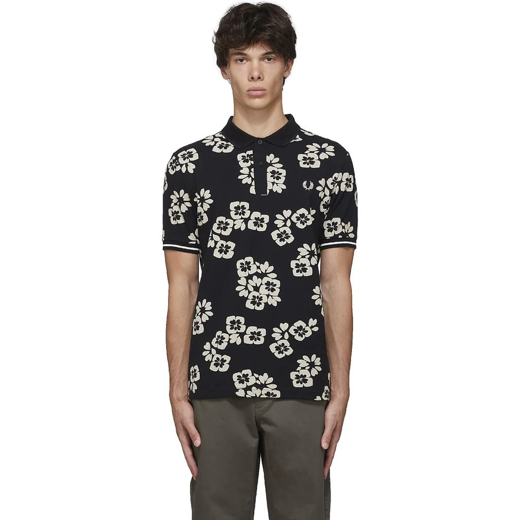 Fred Perry Floral Print Polo Shirt 1