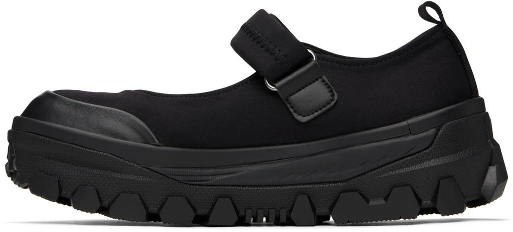 AMOMENTO Black Vibram Mary Jane Ballerina Flats 3