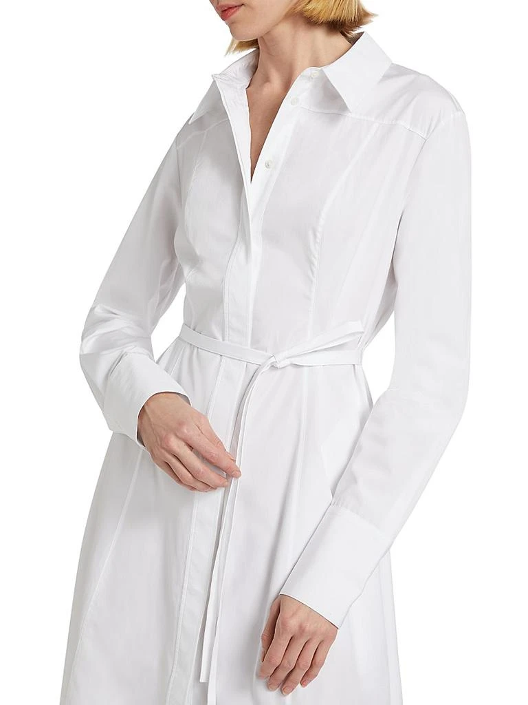CO Cotton Poplin Tie-Waist Shirtdress 6