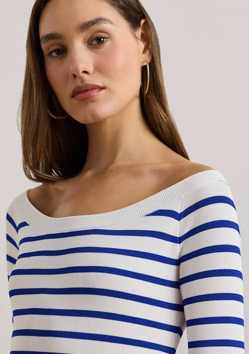 Ralph Lauren Ralph Lauren Striped Ballet Neck Sweater 3