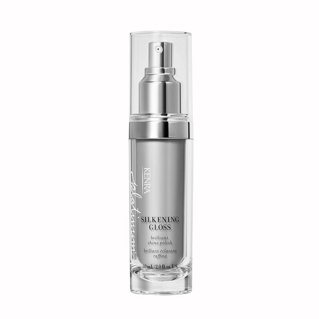 Kenra Kenra Platinum Silkening Gloss | Brilliant Shine Polish | Tames Frizz & Smooths Flyaways | Lightweight Formula | Protects Against Humidity | Smooths Dry Ends | Medium To Coarse Hair