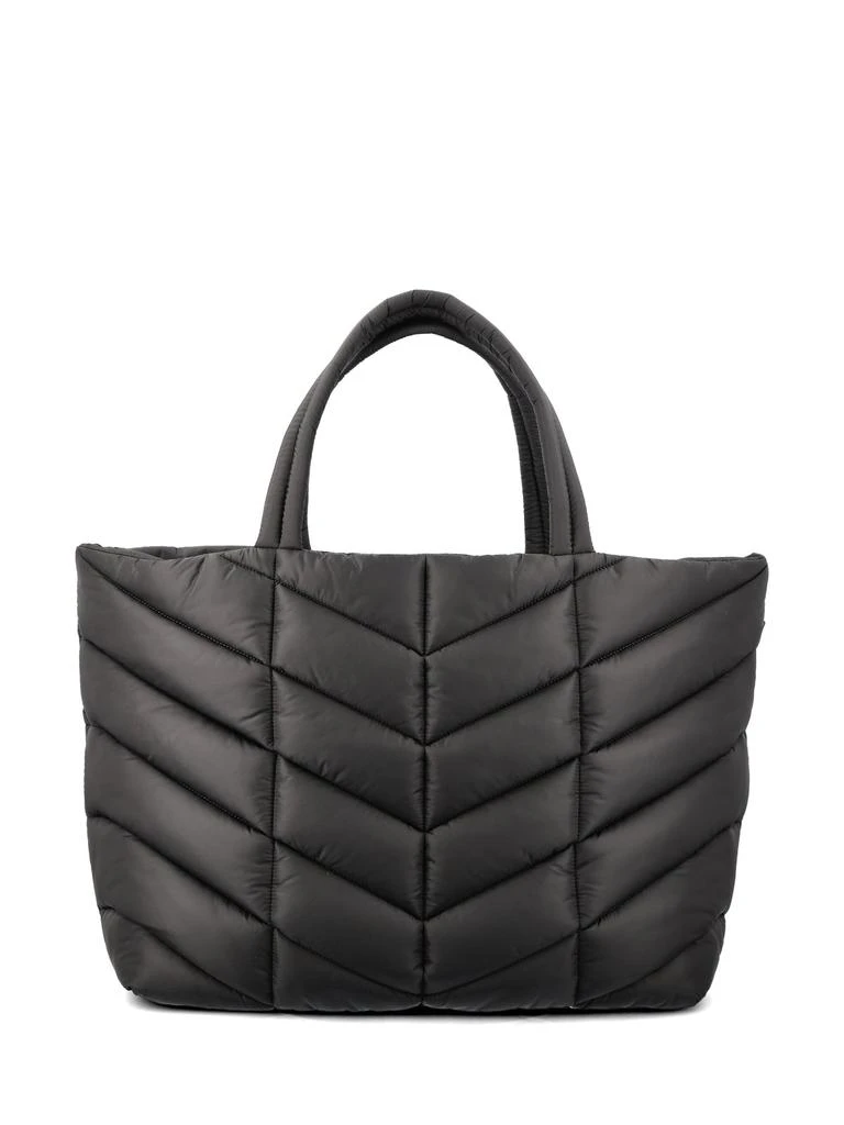 Yves Saint Laurent Saint Laurent Logo Detailed Puffer Tote Bag 2