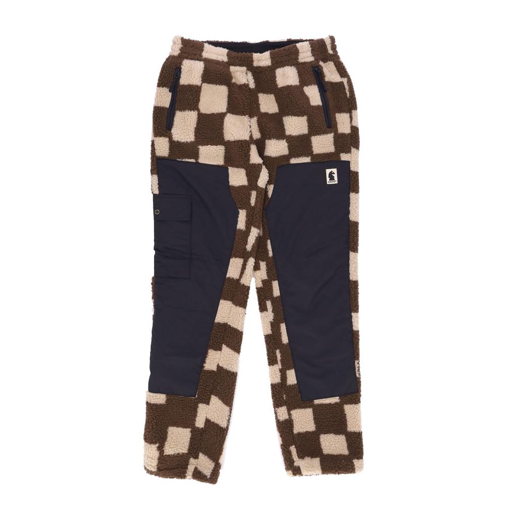 Market Men's Chess Club Jacquard Sherpa Pants Brown