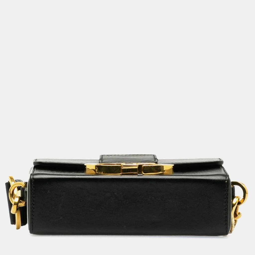 Dior Dior Black Leather Montaigne Box 30 Shoulder Bag 4