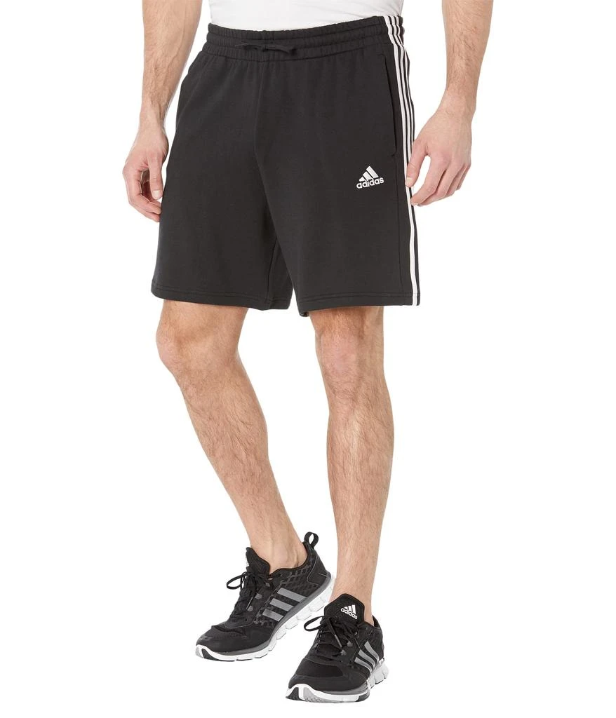 adidas Big & Tall Essentials French Terry 3-Stripes Shorts 1