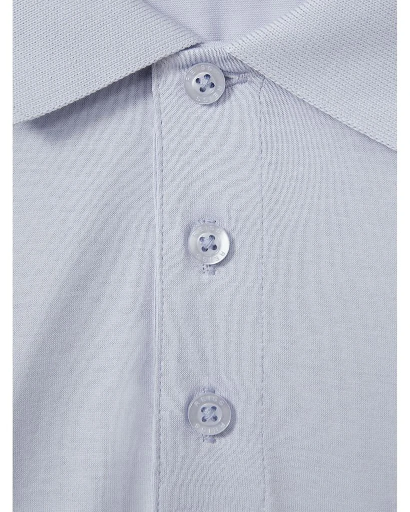 REISS Austin Mercerized Cotton Slim Fit Pocket Polo Shirt 4