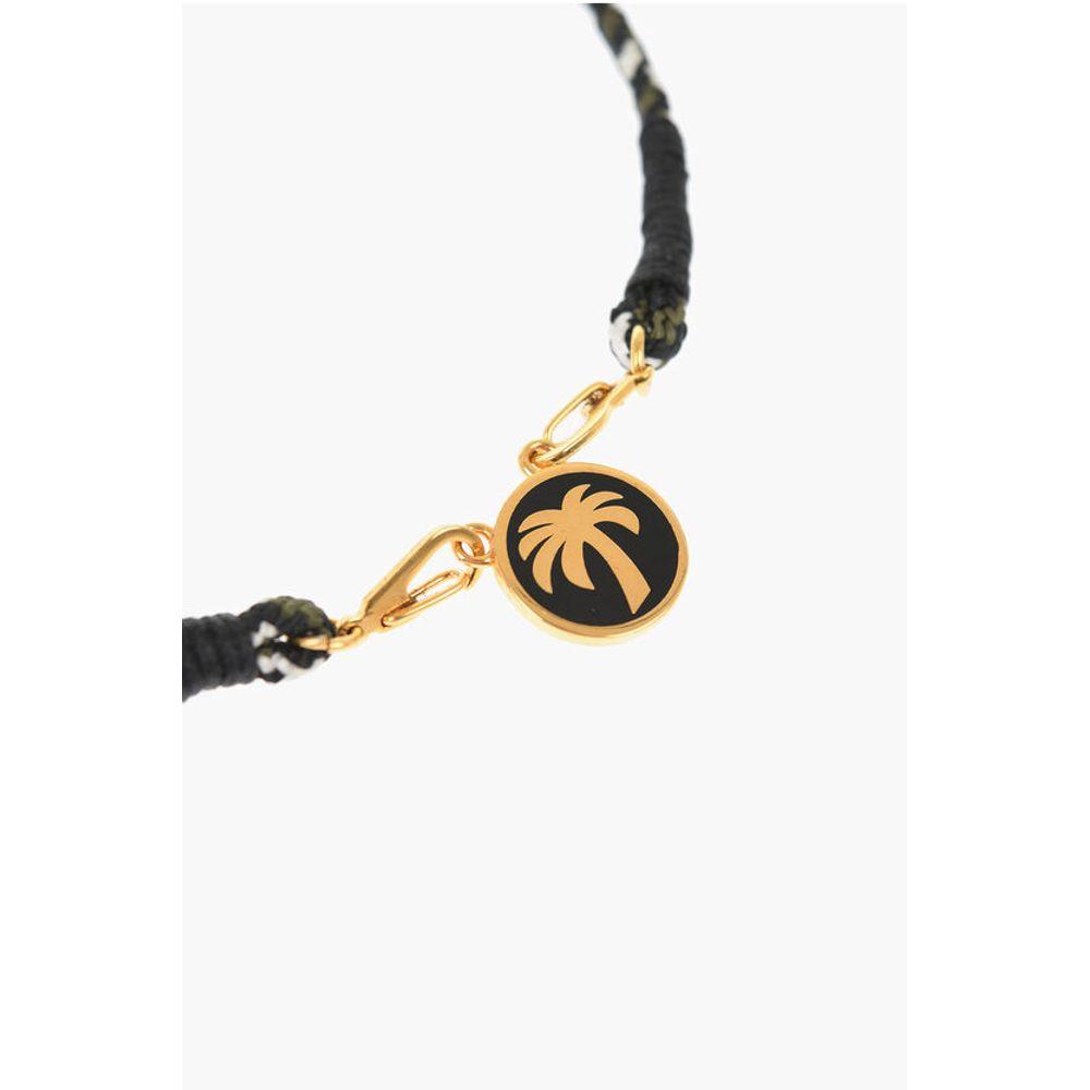Palm Angels Cord Choker with Women's Charm