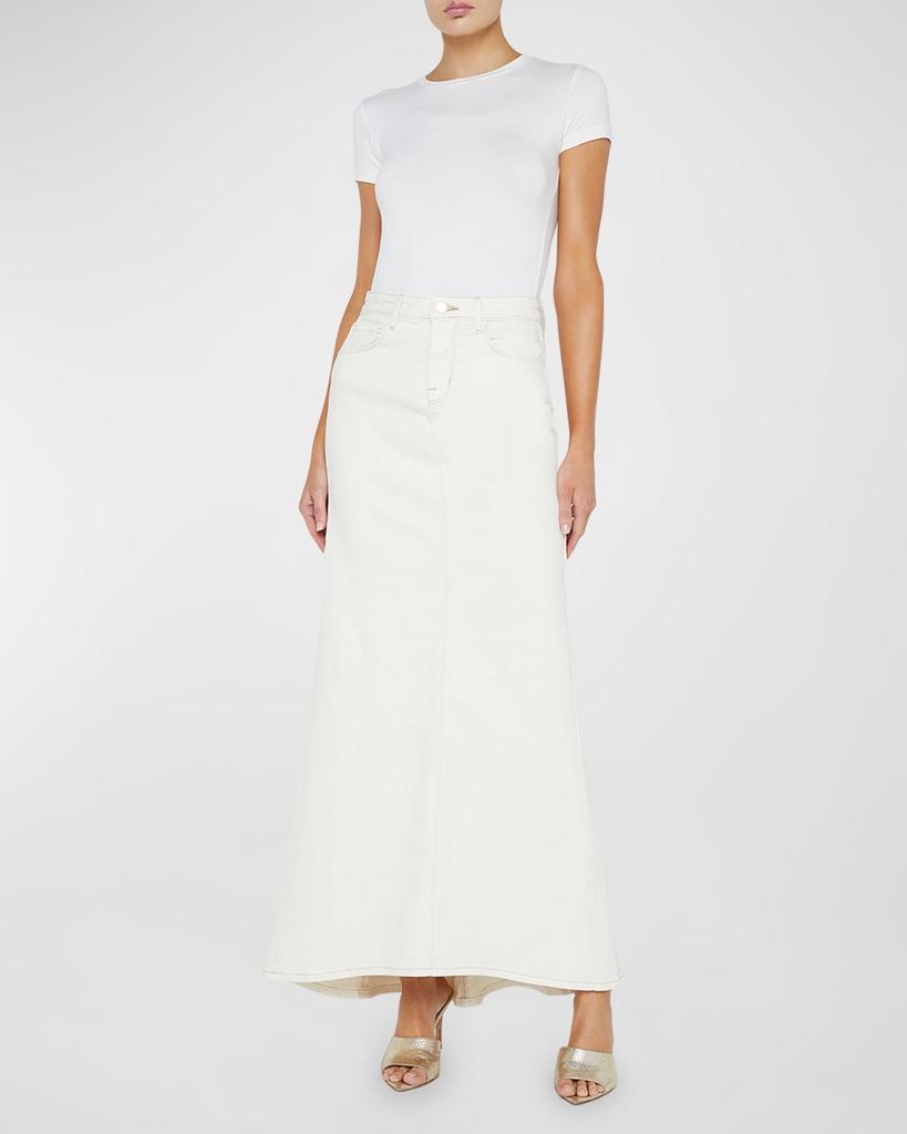 L'Agence Kailani Denim Mermaid Skirt