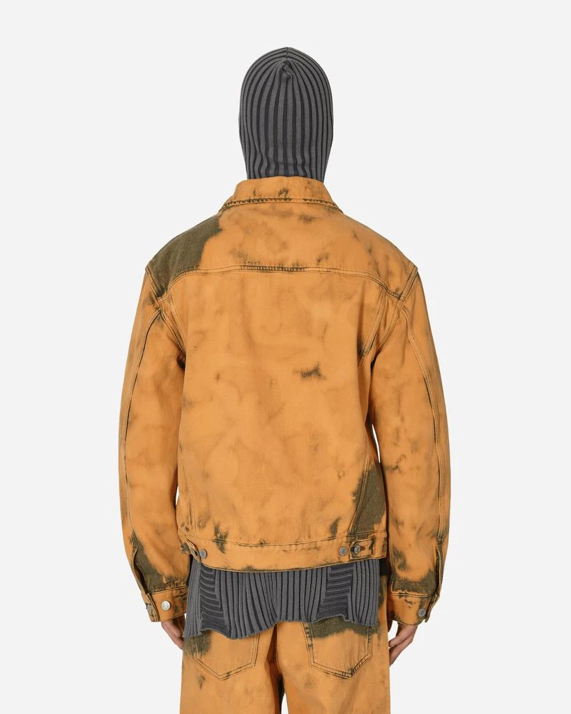 Dries Van Noten Loose Fit Tie-Dye Denim Jacket Light Rust 3