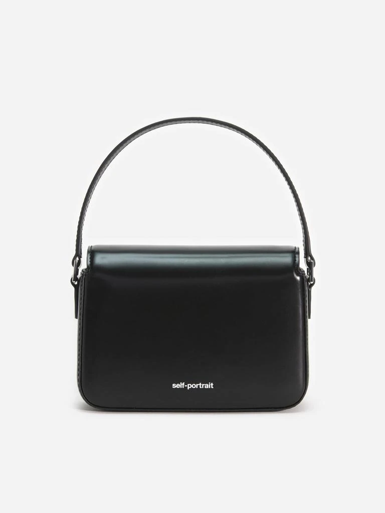 Self Portrait Self Portrait Girls Leather Micro Bag in Black (14cm) 3