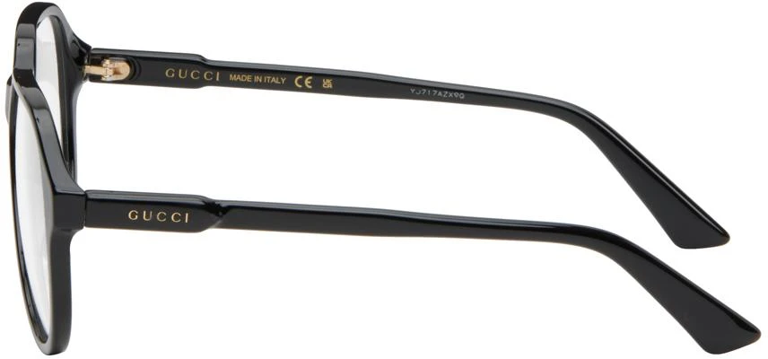 Gucci Black Aviator Glasses 3