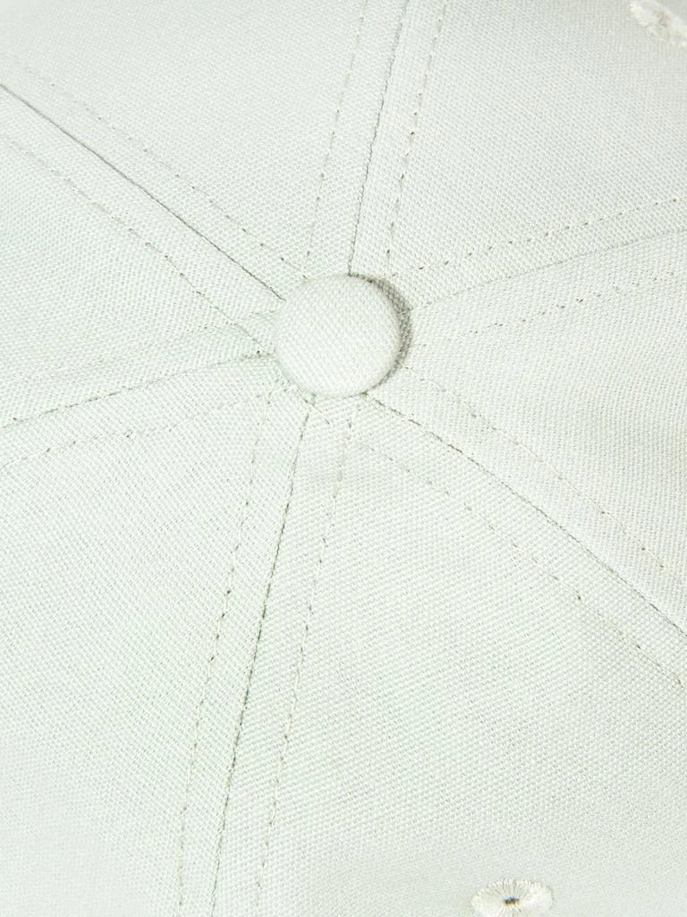 Stone Island Junior Stone Island Boys Embroidered Compass Logo Cap in Grey 4