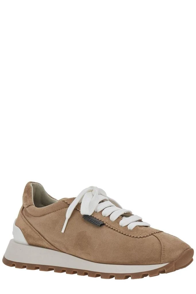 Brunello Cucinelli Brunello Cucinelli Round-Toe Lace-Up Trainers 2