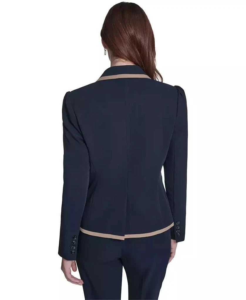 Tommy Hilfiger Women
s Framed One-Button Blazer 4