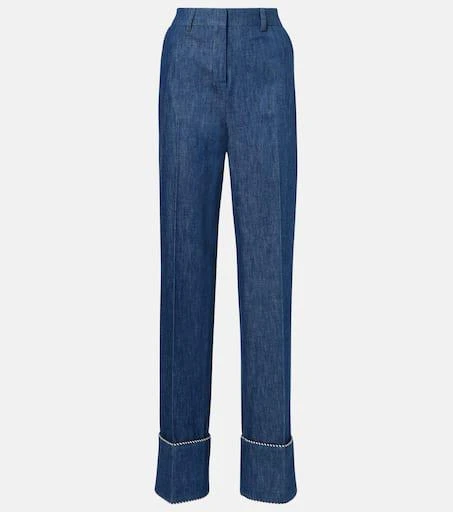 Valentino Chambray straight pants 1