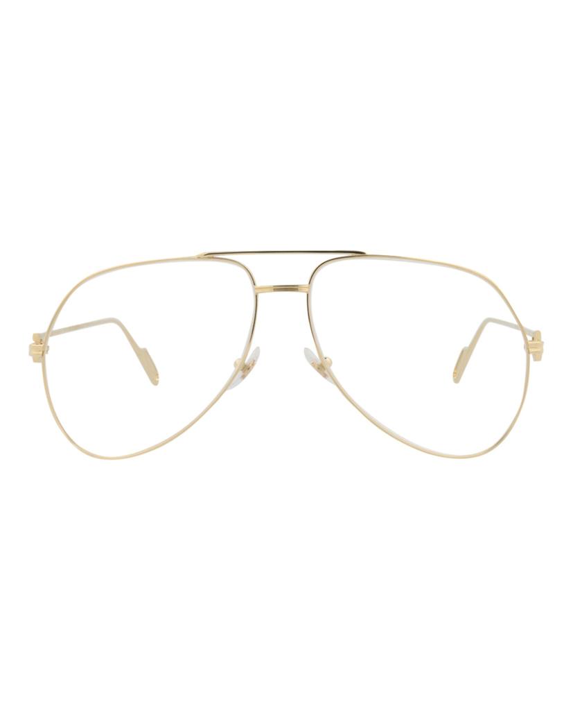 Cartier Aviator-Frame Metal Optical Frames