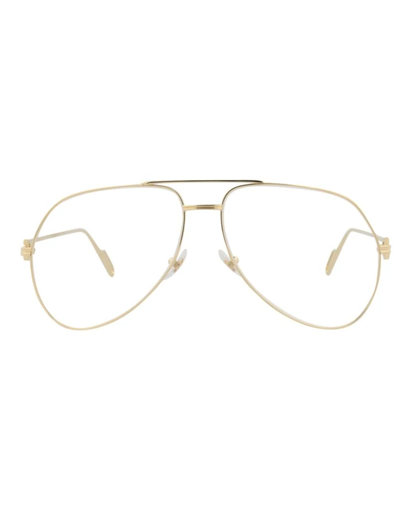 Cartier Aviator-Frame Metal Optical Frames 1