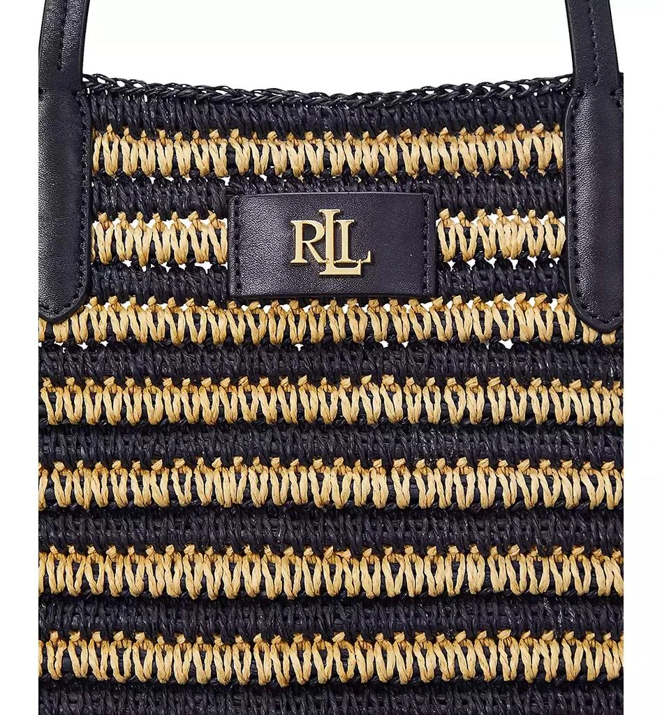 Ralph Lauren Straw Brie Tote Bag 5