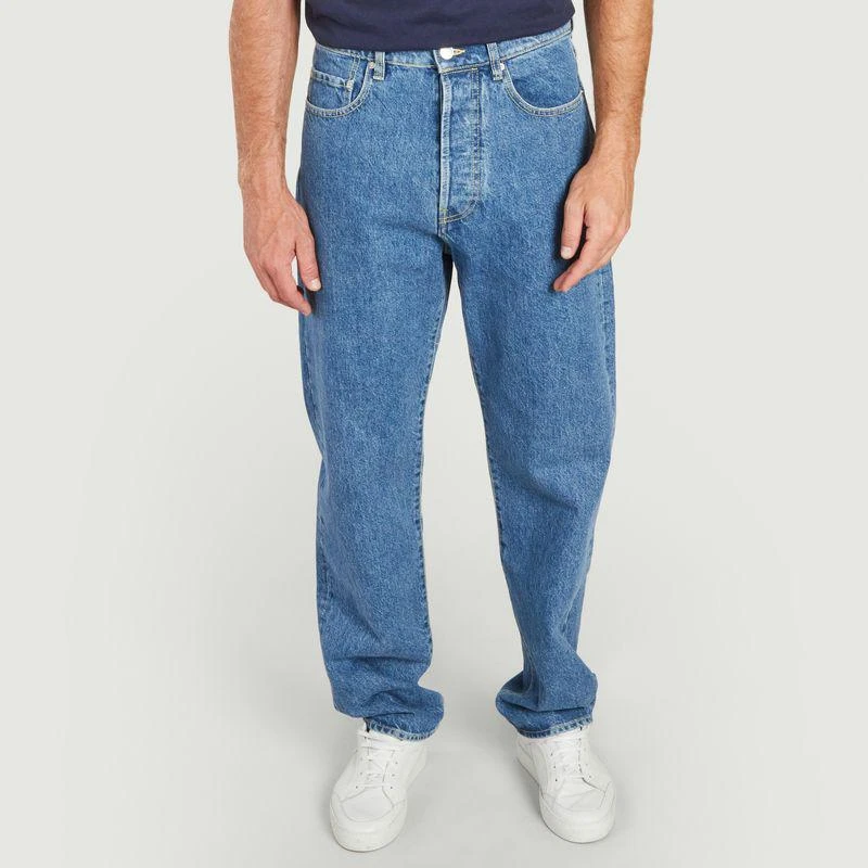 Kenzo Asagao straight washed jeans Blue KENZO 1