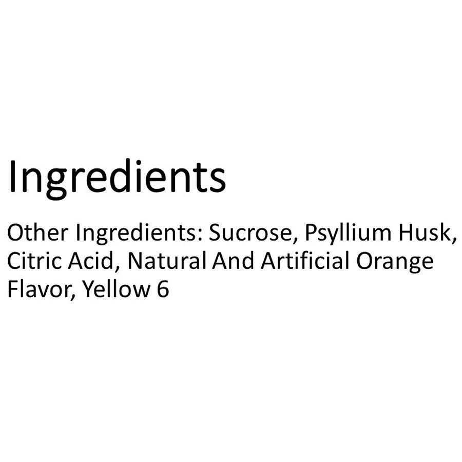 Metamucil Daily Psyllium Husk Powder Supplement with Real Sugar Orange Smooth 9
