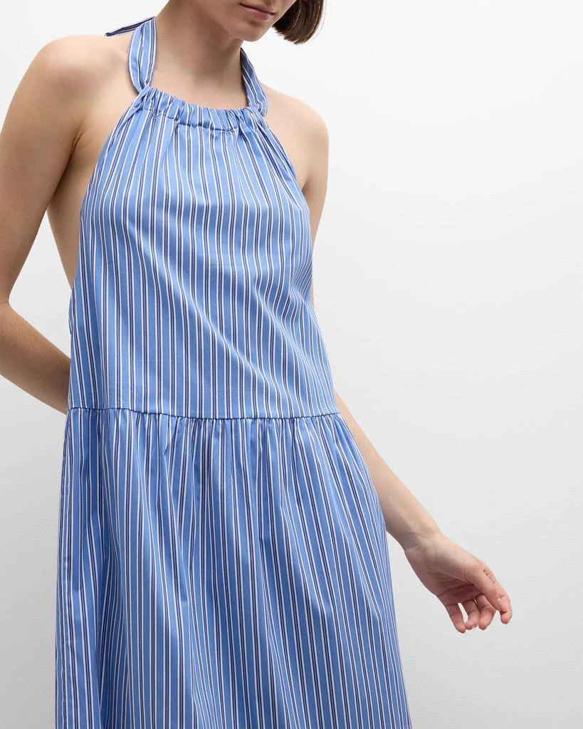 Solid & Striped The Kai Striped Poplin Maxi Dress 6