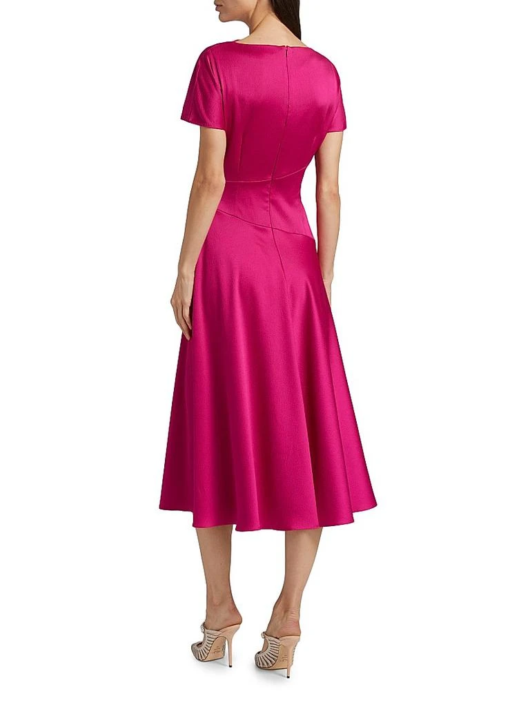 Shop Satin A-Line Cowlneck Midi-Dress on Sale at BeyondStyle  Get 25% Off  Satin A-Line Cowlneck Midi-Dress with Limited-Time Flash Deals, Exclusive  Discounts, and Special Offers. Enjoy Unbeatable Savings on Satin A-Line