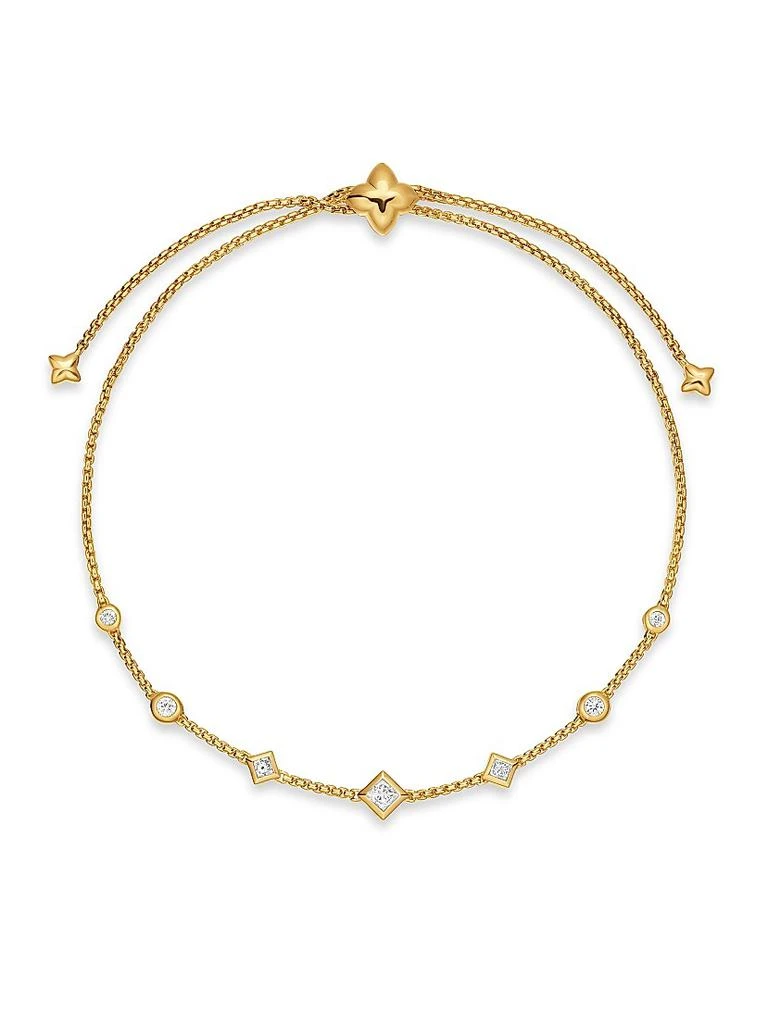 David Yurman Petite Modern Renaissance Station Chain Bracelet in 18K Yellow Gold with Diamonds, 7.5MM 3