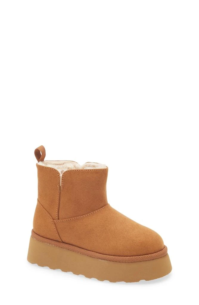 Harper Canyon Kid's Ezra Faux Fur Lined Platform Bootie 1