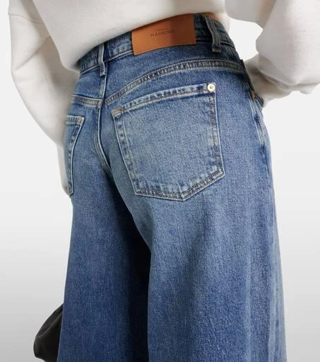 7 For All Mankind Willow mid-rise wide-leg jeans 6