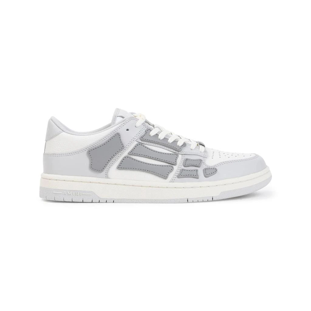 AMIRI Grey Skel Top Low Leather Sneakers 2