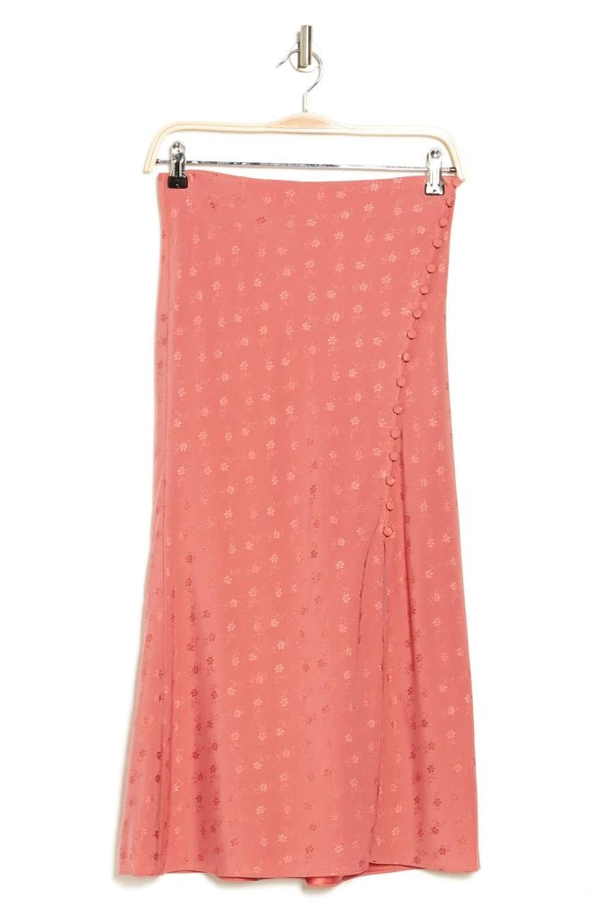 VERONICA BEARD Franconia Covered Button Midi Skirt 3