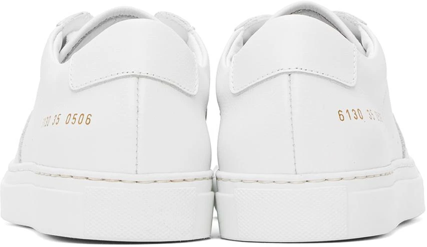Common Projects White BBall Classic Low Sneakers 2