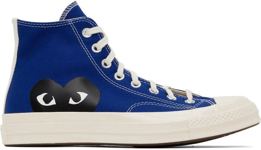 Comme des Garcons Blue Converse Edition Half Heart Chuck 70 Sneakers 1