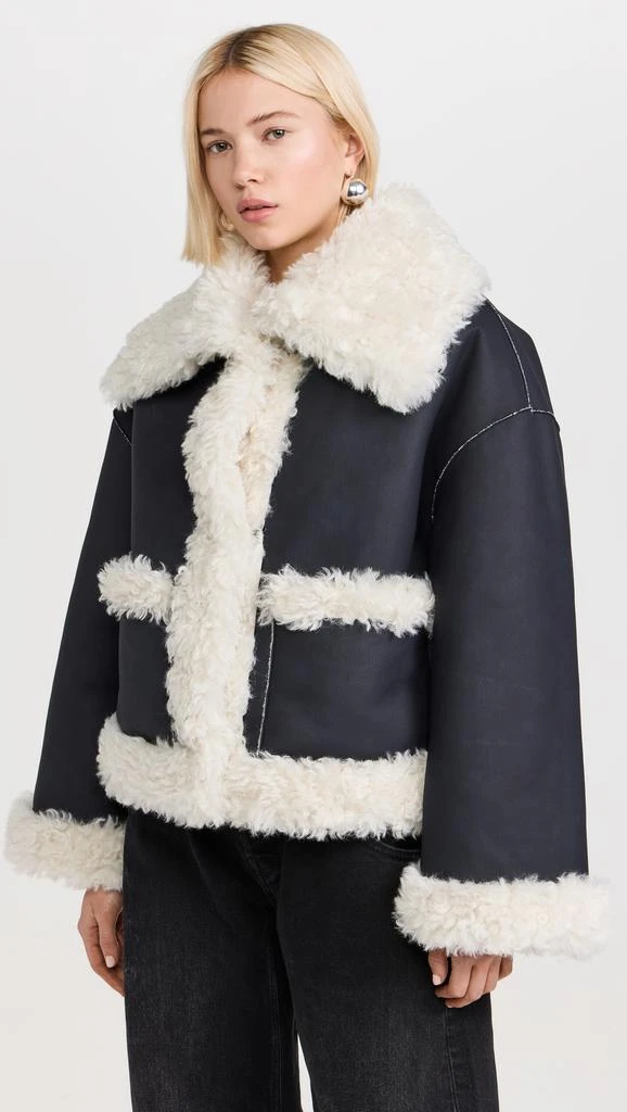 Free People Kiki Sherpa Jacket 6