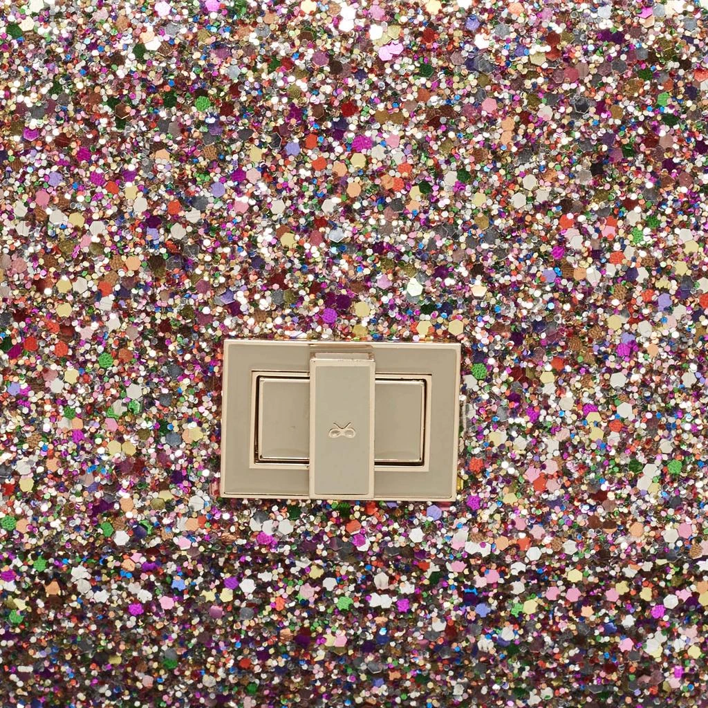 Anya Hindmarch Anya Hindmarch Multicolor Glitter Valorie Clutch 5