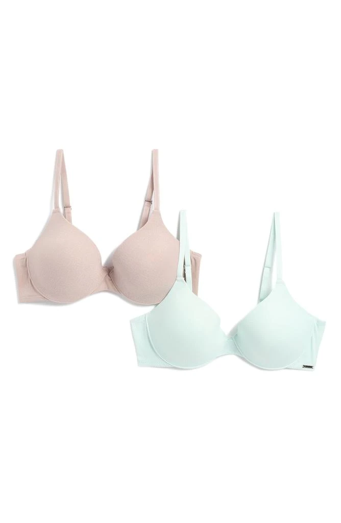 DKNY 2-Pack Assorted Logo Band T-Shirt Bras 1
